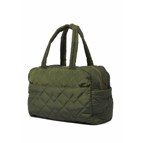Marc Jacobs Quilted Nylon Medium Weekender Travel Bag Dark Green New ML2… - Picture 3 of 14